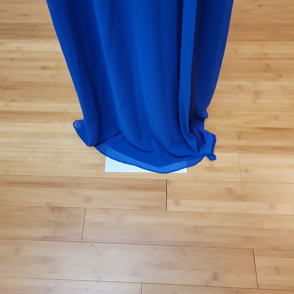 Vince Camuto Cobalt Blue Halter Gown Size 4 - Picture 5 of 8